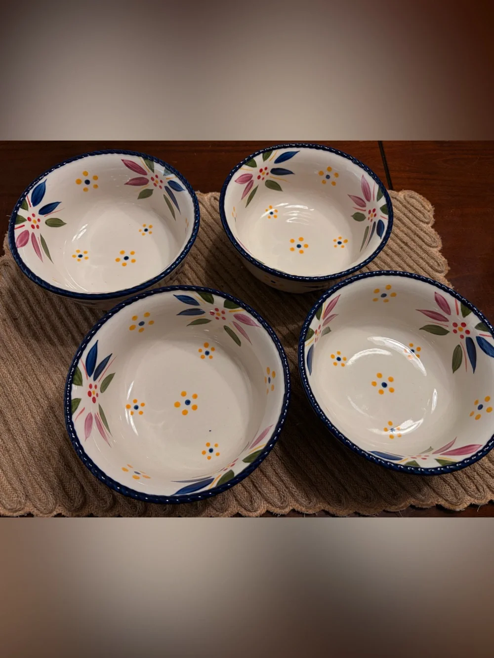 Set of 4 Temptations Ovenware by Tara 